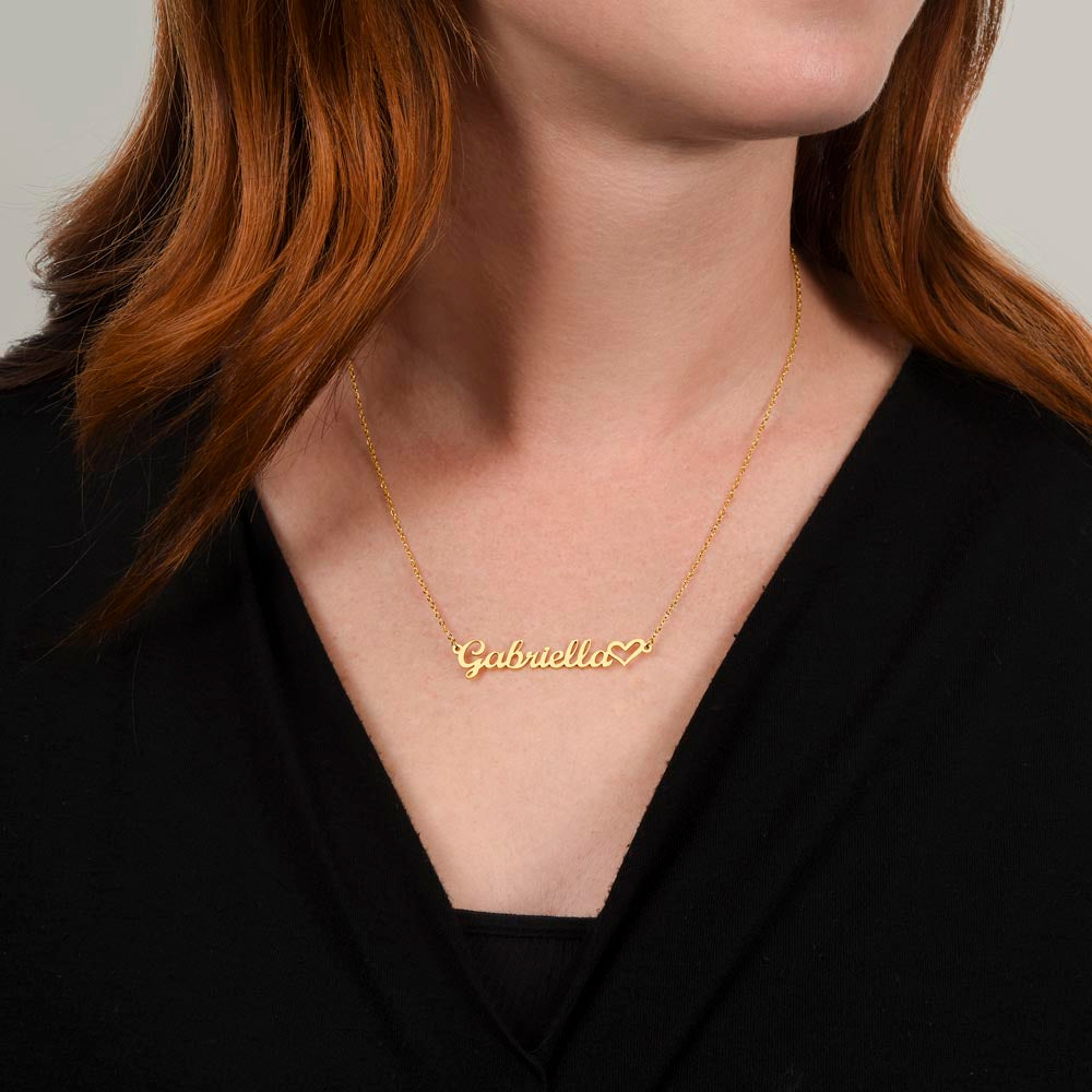 Custom Name Necklace Gifts for Sons Girlfriend, Sons Girlfriend Gift, Meaningful Gift, Birthday Gift, Christmas Gift, Sons Girlfriend Jewelry