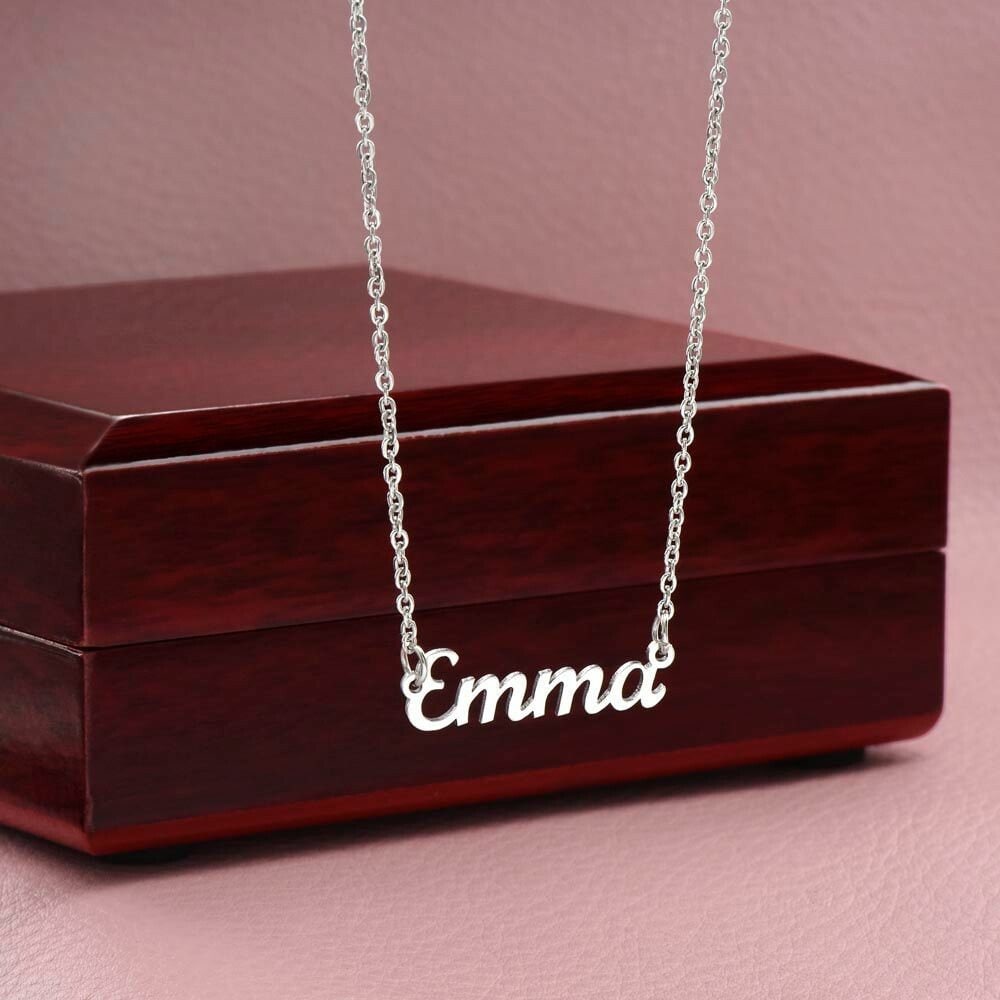 Bonus Daughter Gift, Stepdaughter Gift, Name Necklace, Bonus Daughter Gifts Ideas, Bonus Daughter Gifts from Dad, Graduation, Christmas Gift