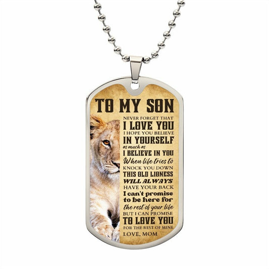 To My Son Never Forget That I Love You, Gift for Son, Motivation Gifts for Son, Son Graduation Gift, Birthday Gift for Son, Mom to Son Gifts