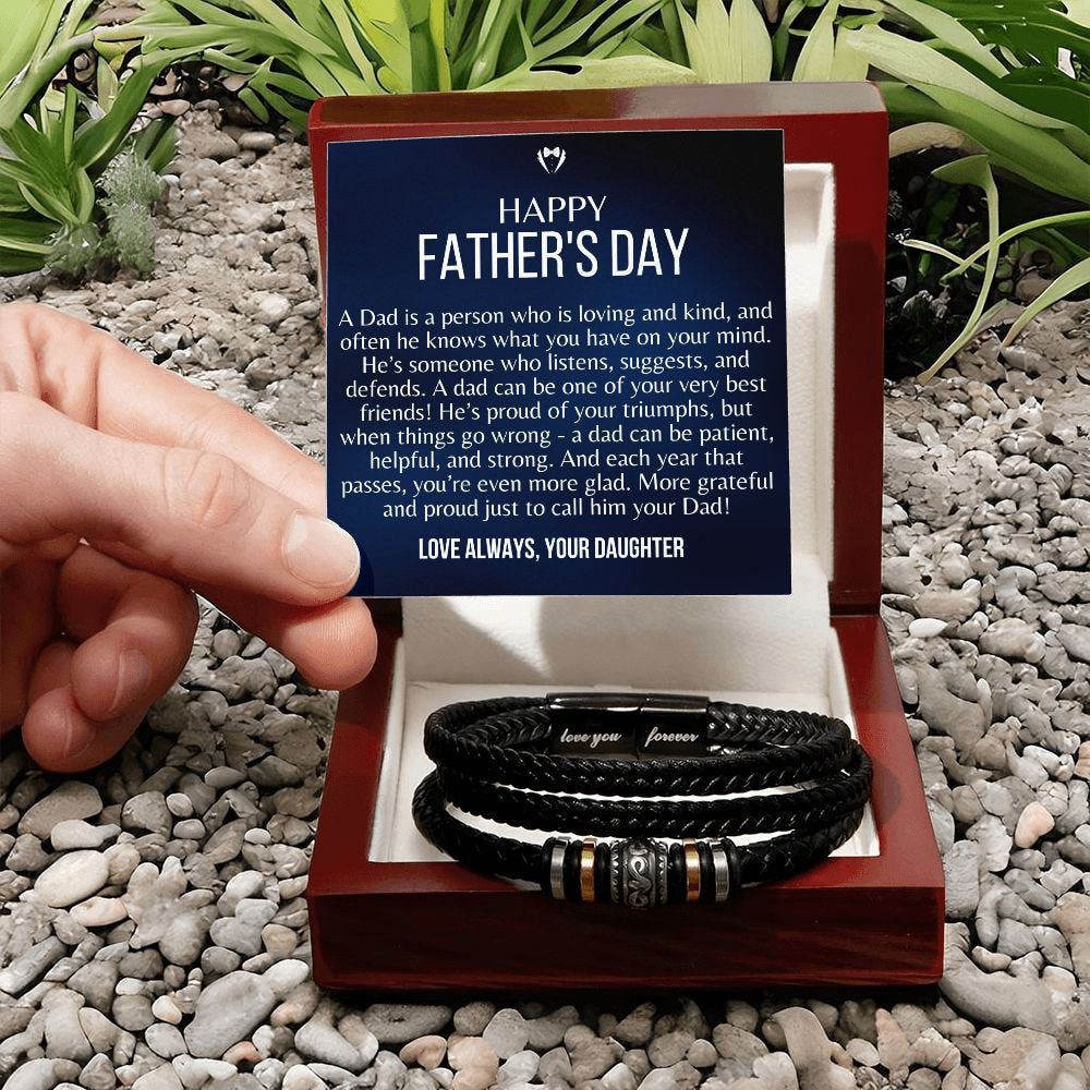 Meaningful Dad Fathers Day Gifts, Leather Bracelet, Best Fathers Day Gifts for Dad, Dad Fathers Day Present, Dad Gifts Ideas