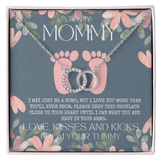 Baby shower gift | New Mommy Necklace | Pregnant Wife Gift | I May Just Be A Bump But I Love You | To mummy from bump | To Mommy to be