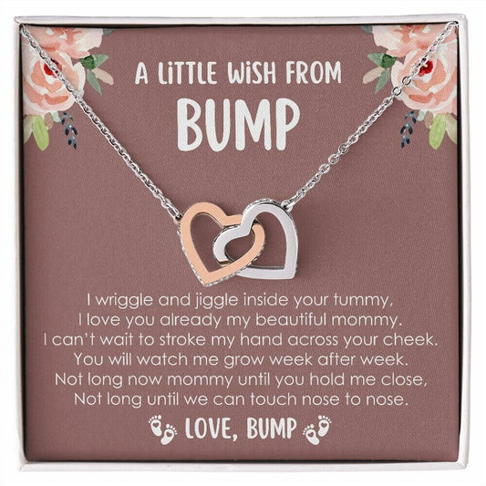 Sentimental Baby Shower Gift, New Mom Gift, Mommy To Be Gift, A Little Wish From Bump, First Time Mom To Be Gift, Push Gift, Pregnancy Gift