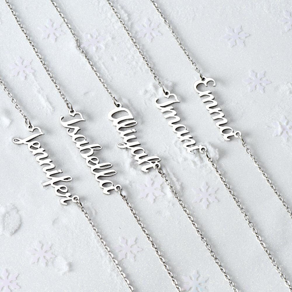 Daughter Gift, Daughter Name Necklace, Gift from Mom Dad, Daughter Birthday Gifts, Christmas Gifts for Daughter, Daughter Gifts Ideas