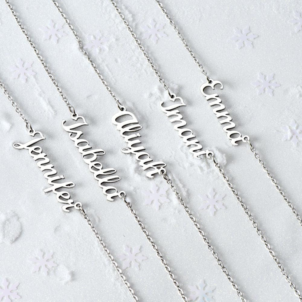 Daughter Gift, Daughter Name Necklace, Gift from Mom Dad, Daughter Birthday Gifts, Christmas Gifts for Daughter, Dad to Daughter Gifts Ideas