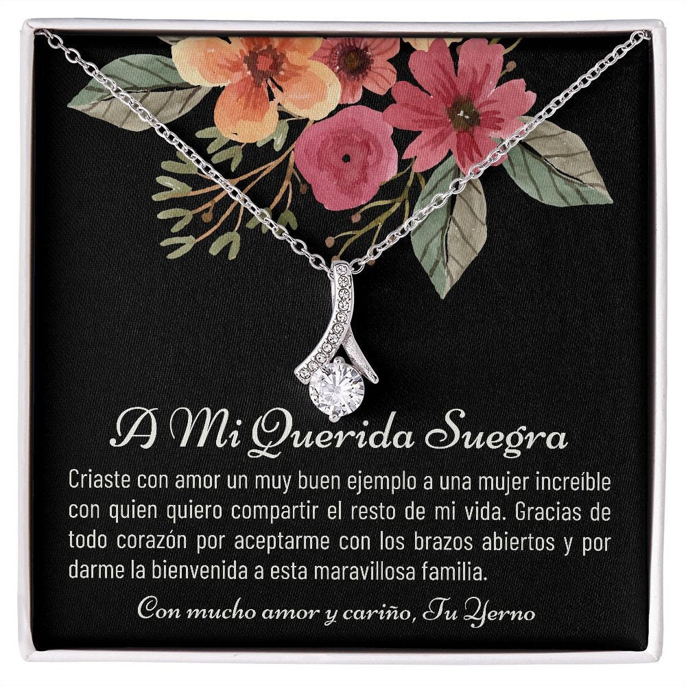 Spanish Mother In Law Gifts from Son In Law, Suegra Gifts, Regalo Para Mi Suegra, Suegra Necklace, Madre Del Marido, Cumpleaños De La Suegra