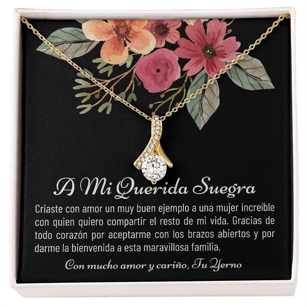 Spanish Mother In Law Gifts from Son In Law, Suegra Gifts, Regalo Para Mi Suegra, Suegra Necklace, Madre Del Marido, Cumpleaños De La Suegra