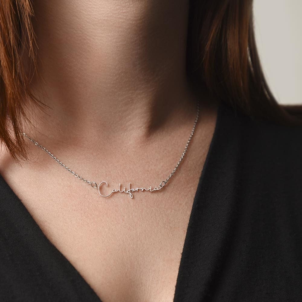 Unique Name Necklace: Make Her 18th Birthday Special with a One-of-a-Kind Jewelry Gift, The Perfect 18th Birthday Gift for Girls