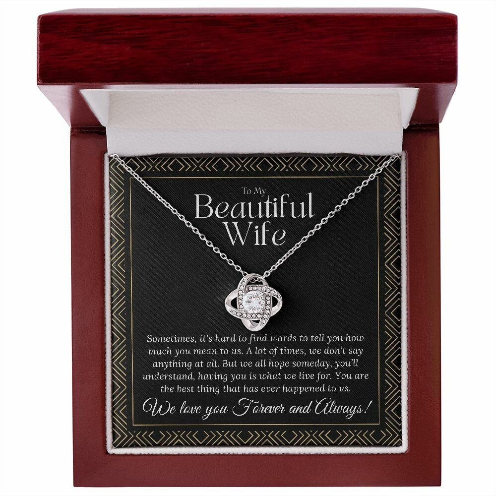 Mothers Day Gifts for Wife, To The Mother of My Children, Heartfelt Wife Gifts for Mothers Day, Wife Necklace Gift on Mothers Day