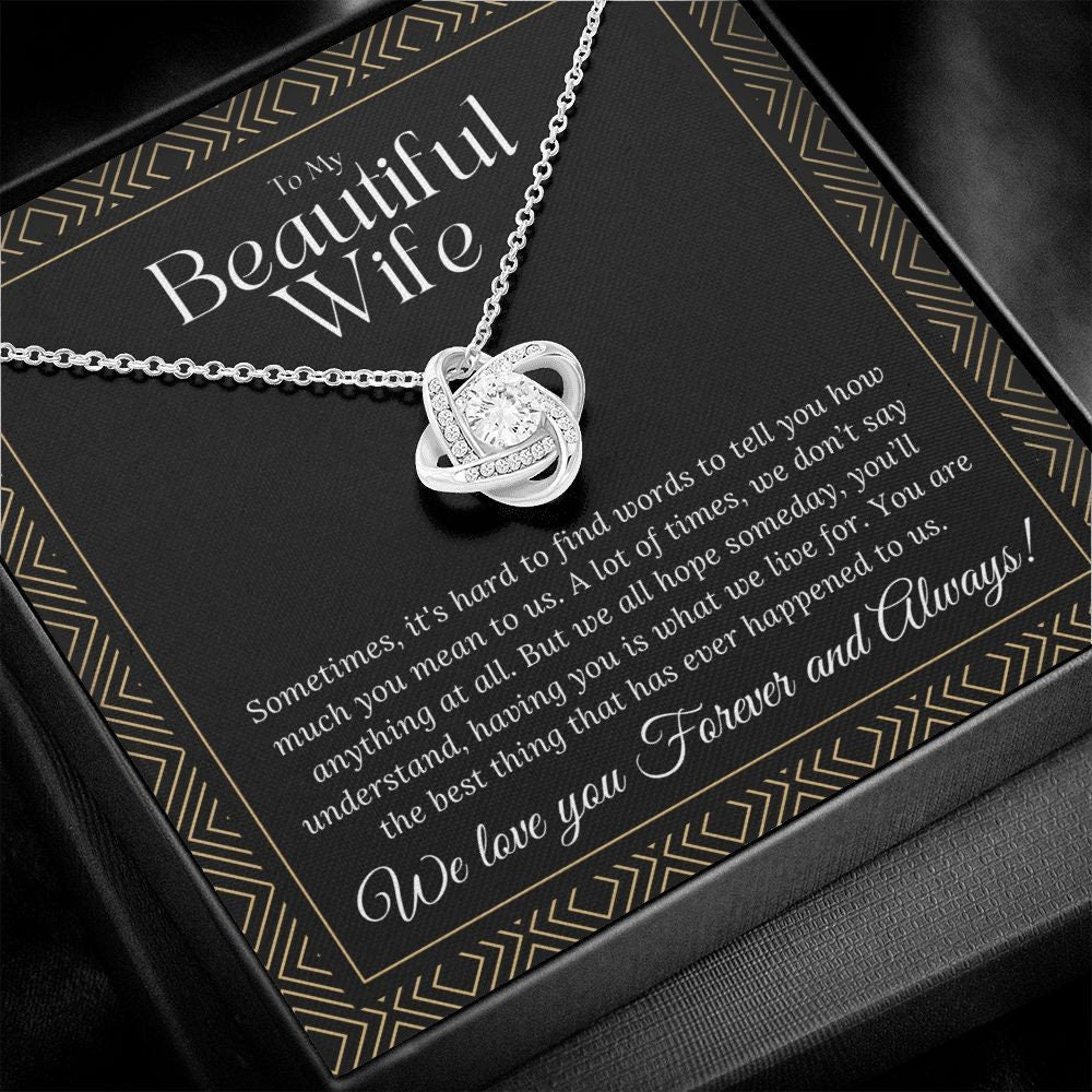 Mothers Day Gifts for Wife, To The Mother of My Children, Heartfelt Wife Gifts for Mothers Day, Wife Necklace Gift on Mothers Day