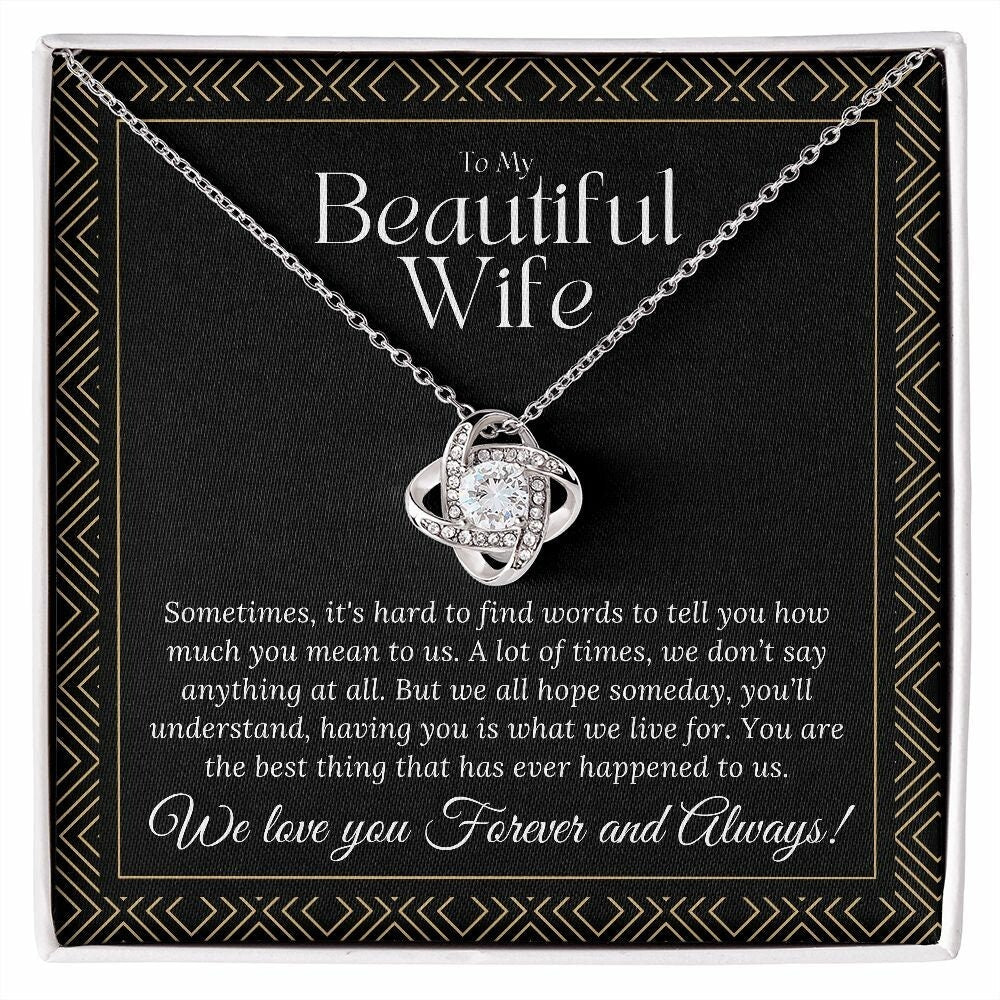 Mothers Day Gifts for Wife, To The Mother of My Children, Heartfelt Wife Gifts for Mothers Day, Wife Necklace Gift on Mothers Day