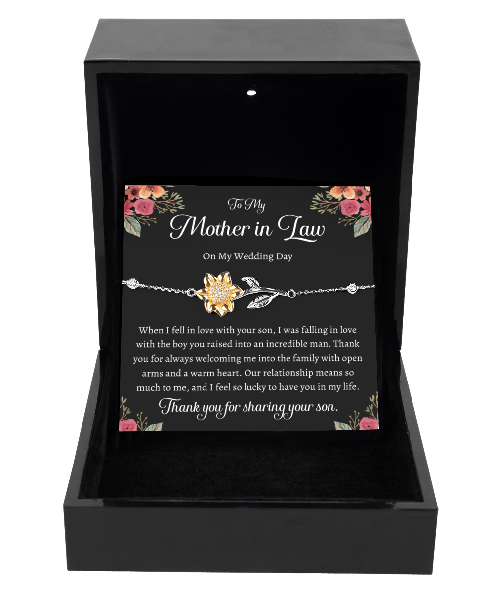 Gift for Mother of the Groom Gift from Bride Mother of the Groom Bracelet Gift for Mother in Law Wedding Gift from Bride