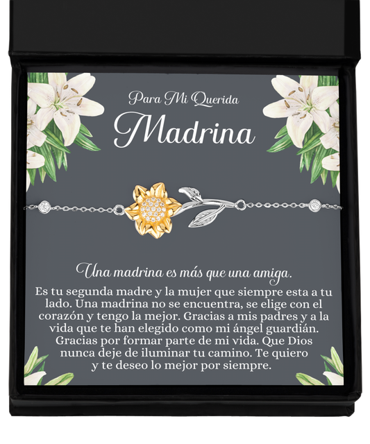 Spanish Godmother Gift, Madrina Gift, Madrina Bracelet, Madrina Jewelry, Collar Regalo Para Mujer, Joyas De Madrina, Joyas Únicas