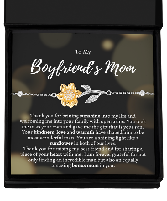 Boyfriends Mom Gifts Silver 925 Bracelet Mothers Day Christmas Gifts Ideas Meaningful Gifts