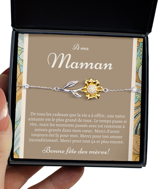 Cadeau de fête des mères pour maman, Cadeau de bracelet de mère, Cadeau pour maman de fille/fils, Cadeau de bijoux de mère, À ma Maman