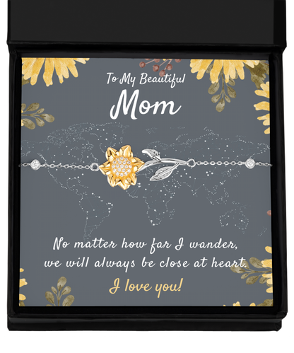 Mom Daughter Long Distance Gift, Gift for Mom from Daughter, No matter how are