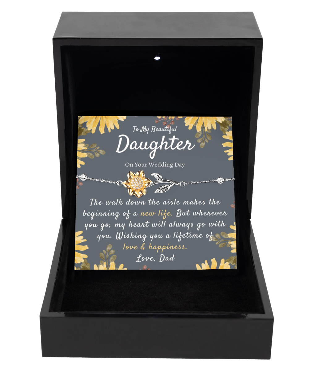 Gift for Daughter on Wedding from Dad, Dad to Daughter Wedding Day Gift, Father to Daughter Wedding Gift, Meaningful Wedding Gift from Dad