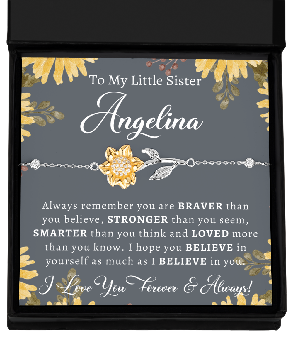 Little Sister Birthday Gift, Custom Gift for Little Sister, Little Sister Gift from Brother, Gift from Big Sister