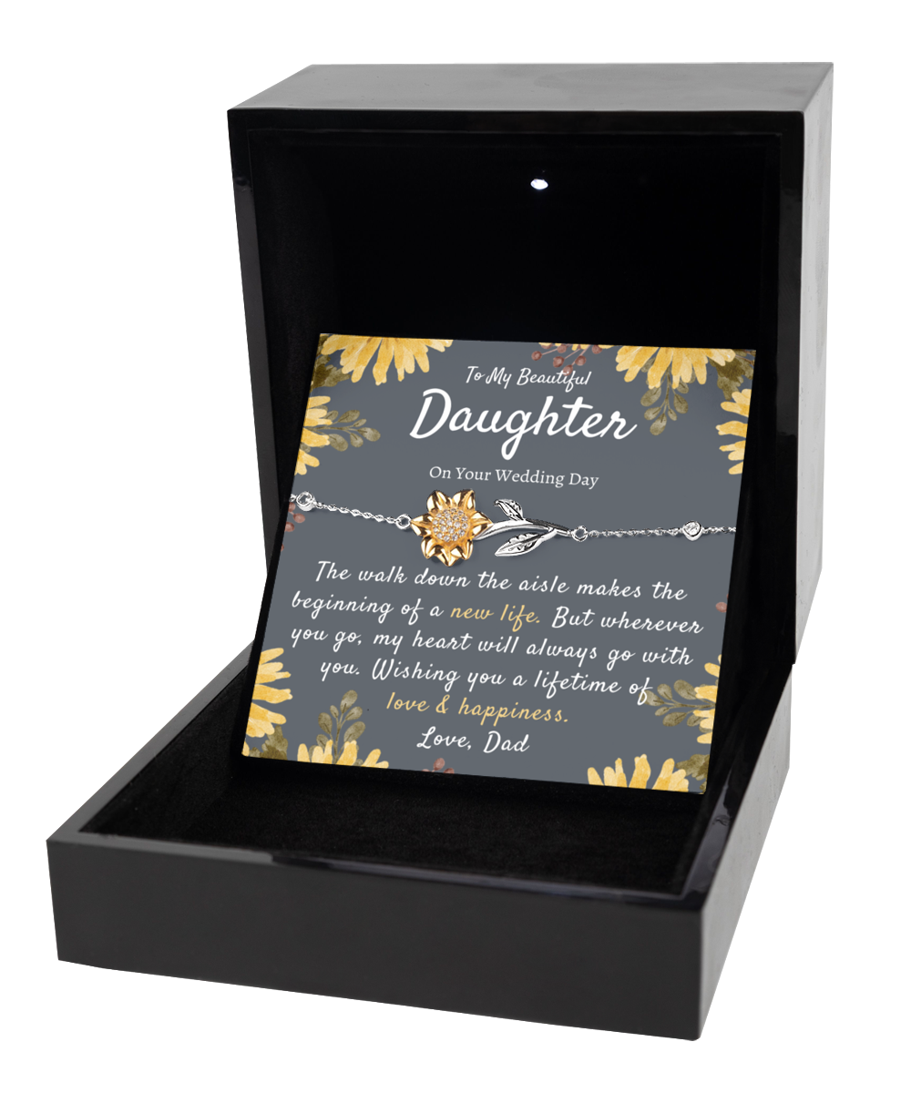 Gift for Daughter on Wedding from Dad, Dad to Daughter Wedding Day Gift, Father to Daughter Wedding Gift, Meaningful Wedding Gift from Dad