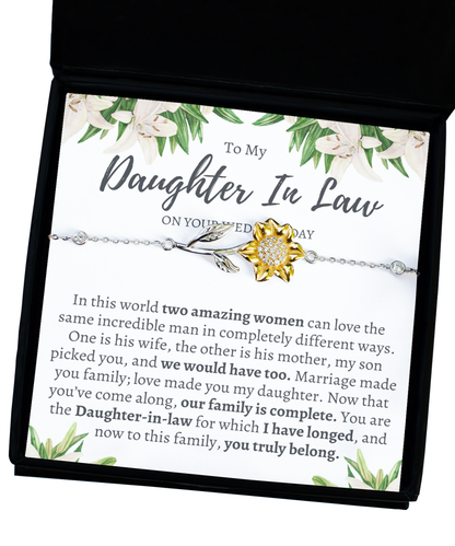 Daughter In Law Wedding Gift from Mother In Law, Mother of the Groom to Bride Gift