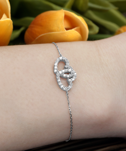 Niece Wedding Gifts from Aunt, Niece Wedding Bracelet Silver 925, Meaningful Gift for Niece Wedding