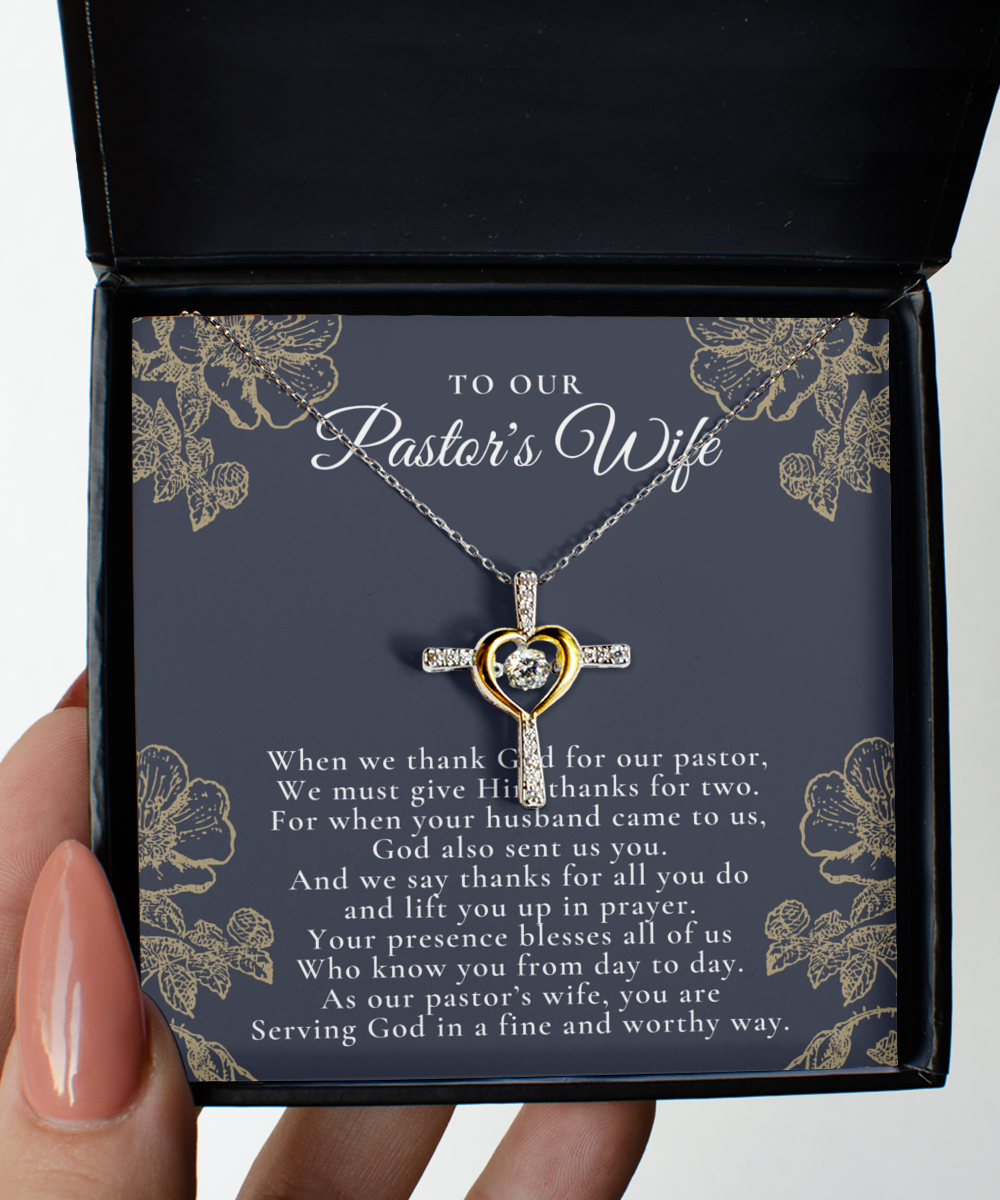 Pastor's Wife Appreciation Gift Necklace, Bible Study Gift, Christmas Present For Pastor's Wife, Best Preacher Wife Gift, Priest Wife Gift