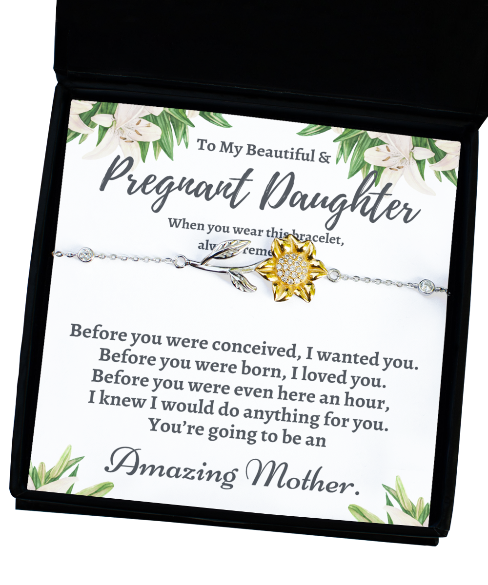 Gifts for Pregnant Daughter, Daughter Pregnancy Gift, To My Daughter Expecting First Baby, Sentimental Gifts for Daughter Pregnancy