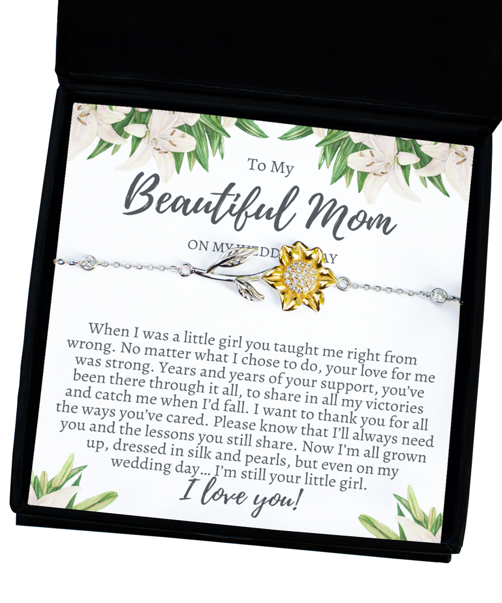 Bride to Mom Wedding Gift, Mom Wedding Gift from Bride, Bride to Mom Wedding Gift, Mother of the Bride Necklace, Wedding Gift for Mom