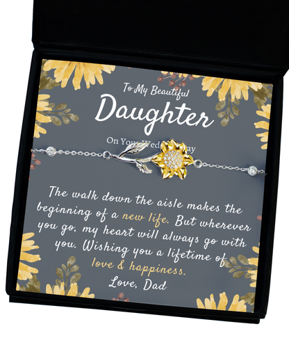 Gift for Daughter on Wedding from Dad, Dad to Daughter Wedding Day Gift, Father to Daughter Wedding Gift, Meaningful Wedding Gift from Dad