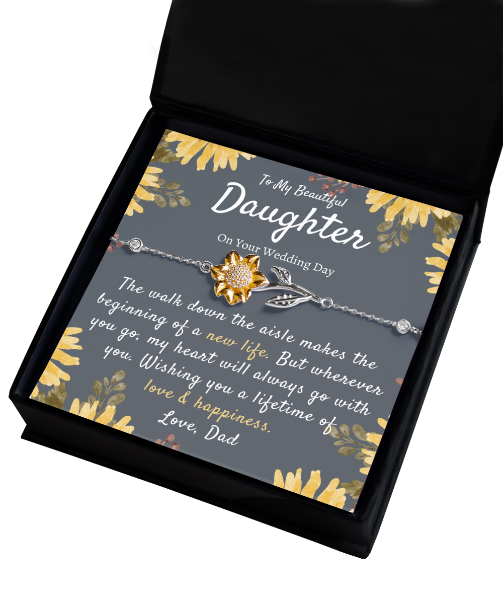 Gift for Daughter on Wedding from Dad, Dad to Daughter Wedding Day Gift, Father to Daughter Wedding Gift, Meaningful Wedding Gift from Dad