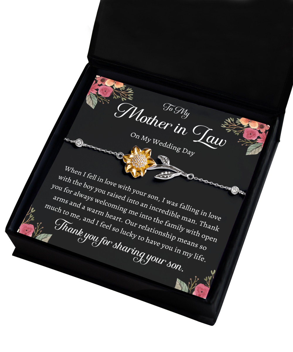 Gift for Mother of the Groom Gift from Bride Mother of the Groom Bracelet Gift for Mother in Law Wedding Gift from Bride